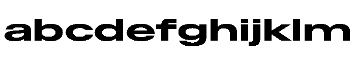 BaikalVAR UltraExpandedBold Instance FONT
