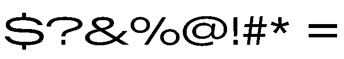 BaikalVAR UltraExpandedBook Instance Font OTHER CHARS