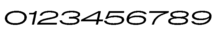 BaikalVAR UltraExpandedBookItalic Instance Font OTHER CHARS
