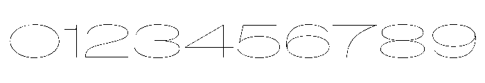 BaikalVAR UltraExpandedHairline Instance Font OTHER CHARS