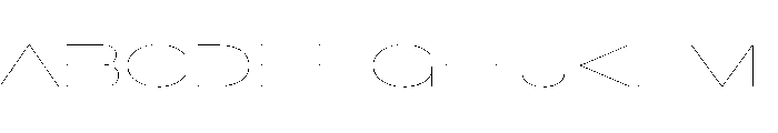 BaikalVAR UltraExpandedHairline Instance Font UPPERCASE