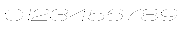 BaikalVAR UltraExpandedHairlineItalic Instance Font OTHER CHARS