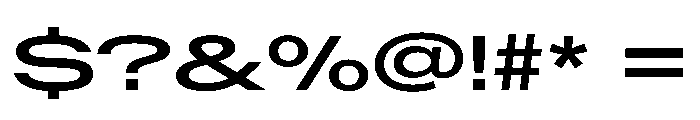 BaikalVAR UltraExpandedMedium Instance Font OTHER CHARS