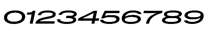 BaikalVAR UltraExpandedMediumItalic Instance Font OTHER CHARS