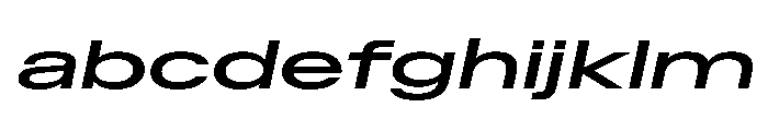 BaikalVAR UltraExpandedMediumItalic Instance FONT