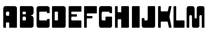 Baksteen Regular Font UPPERCASE