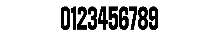 Bandit Condensed Font OTHER CHARS