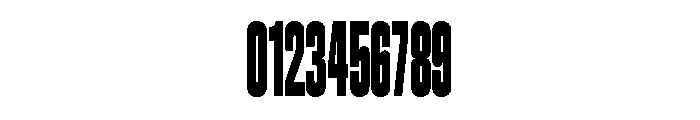 Bandit Super Compressed Font OTHER CHARS