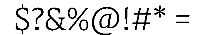 BanyaGX Light Instance Font OTHER CHARS