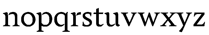 BanyaGX Medium Instance Font LOWERCASE