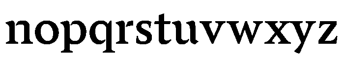 BanyaGX Regular Instance F8a1a6a5 Font LOWERCASE