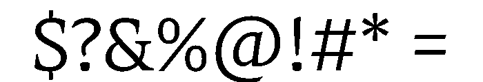 BanyaGX Regular Instance Font OTHER CHARS
