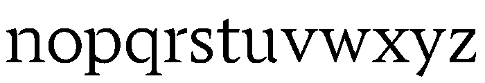 BanyaGX Regular Instance Font LOWERCASE