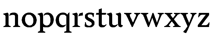 BanyaGX SemiBold Instance Font LOWERCASE