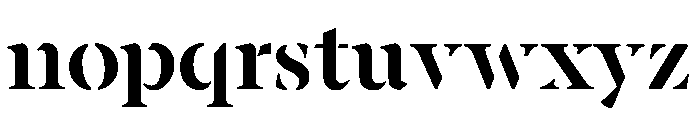 BanyaMistGX Black Instance Font LOWERCASE