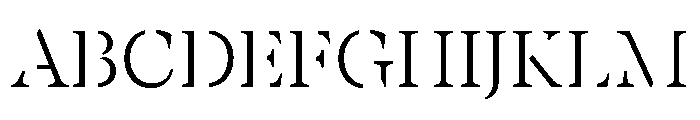BanyaMistGX Light Instance Font UPPERCASE