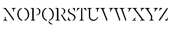 BanyaMistGX Light Instance Font UPPERCASE