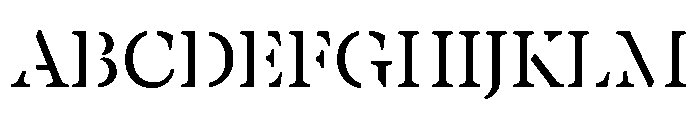 BanyaMistGX Medium Instance Font UPPERCASE