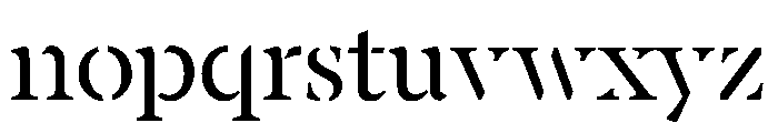 BanyaMistGX Medium Instance Font LOWERCASE