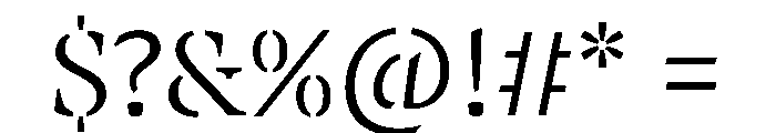 BanyaMistGX Regular Instance Font OTHER CHARS