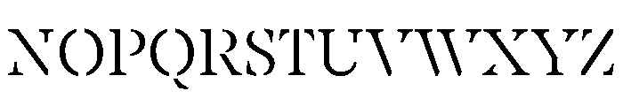 BanyaMistGX Regular Instance Font UPPERCASE