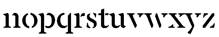 BanyaMistGX SemiBold Instance Font LOWERCASE