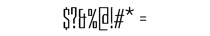 BarLevDLv2AAA UltraLight Font OTHER CHARS