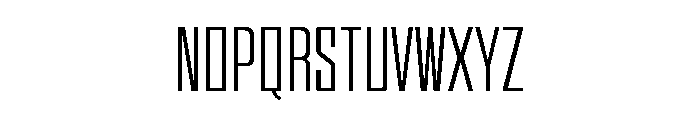 BarLevDLv2AAA UltraLight Font LOWERCASE