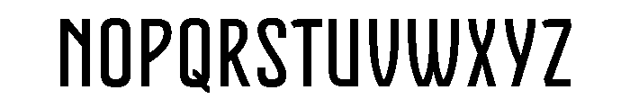 Bariloche Condensed Font UPPERCASE