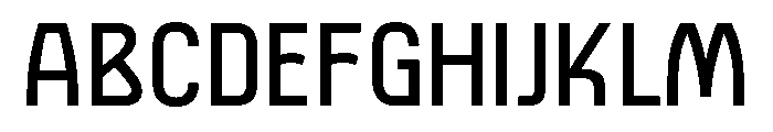 Bariloche Regular Font UPPERCASE
