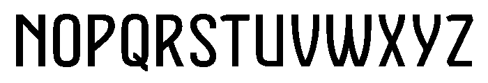 Bariloche SemiCondensed Font UPPERCASE