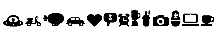 Bariol Icons Basic Font UPPERCASE