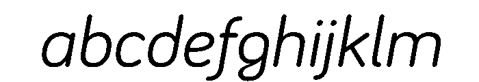 Bariol RegularItalic FONT