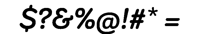 BariolSerif BoldItalic Font OTHER CHARS
