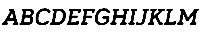 BariolSerif BoldItalic Font UPPERCASE