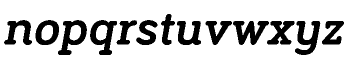 BariolSerif BoldItalic Font LOWERCASE