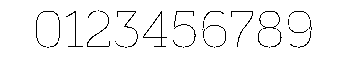 BariolSerif Thin Font OTHER CHARS