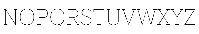 BariolSerif Thin Font UPPERCASE