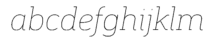 BariolSerif ThinItalic FONT