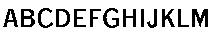 BarnsleyGothic MediumSmallCaps Font UPPERCASE