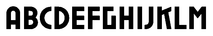 Baruch Regular Font UPPERCASE