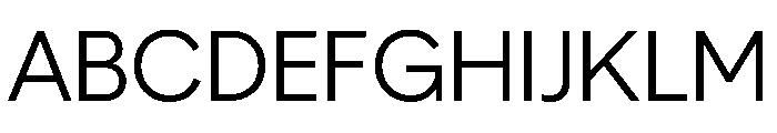 Basetica Light Font UPPERCASE