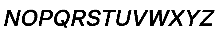 BasierCircle MediumItalic Font UPPERCASE