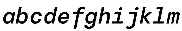 BasierCircleMono MediumItalic FONT
