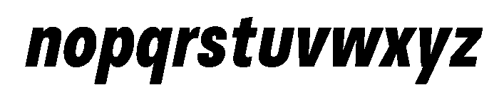 BasierCircleNarrow BoldItalic Font LOWERCASE