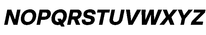 BasierSquare BoldItalic Font UPPERCASE