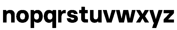 BasierSquare Bold Font LOWERCASE