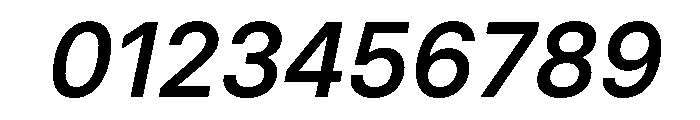 BasierSquare MediumItalic Font OTHER CHARS