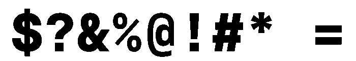 BasierSquareMono Bold Font OTHER CHARS