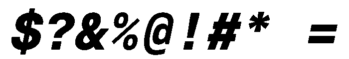 BasierSquareMono BoldItalic Font OTHER CHARS